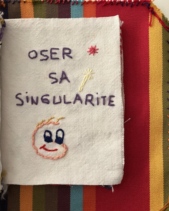 Page 14 du journal de broderie : Oser sa singularité